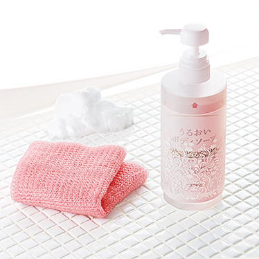 ナチュ高保湿ボディソープ 楽 らく インパックボトル ナチュボディタオル トウモロコシとコットン お掃除用品のダスキン