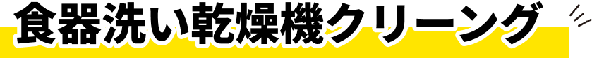 食器洗い乾燥機クリーング