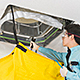 フィルター自動お掃除機能付きエアコンクリーニング<天井埋込タイプ>+抗菌コート